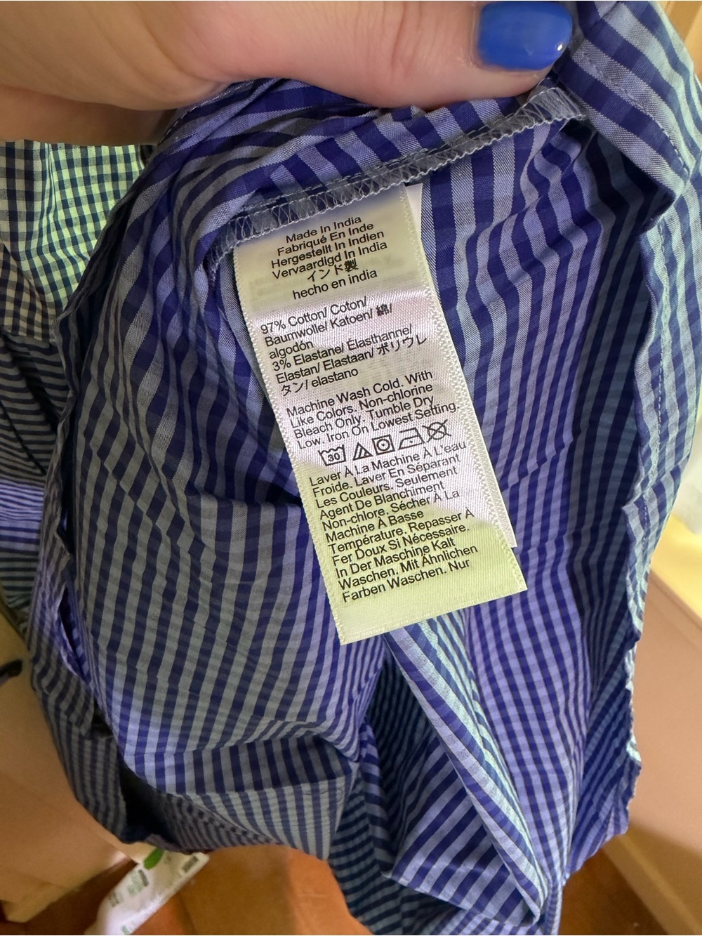 NWT J. Crew Open-back Dress in Mixed Gingham Print Size 8 - Picture 7 of 7